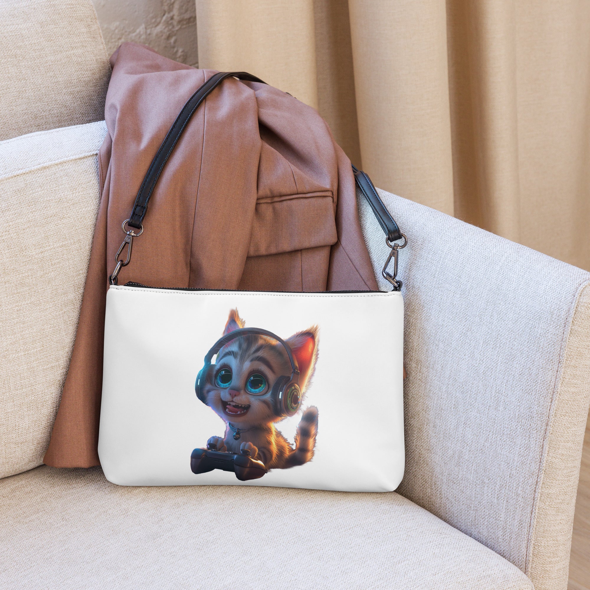 Happy Kitty Crossbody Bag