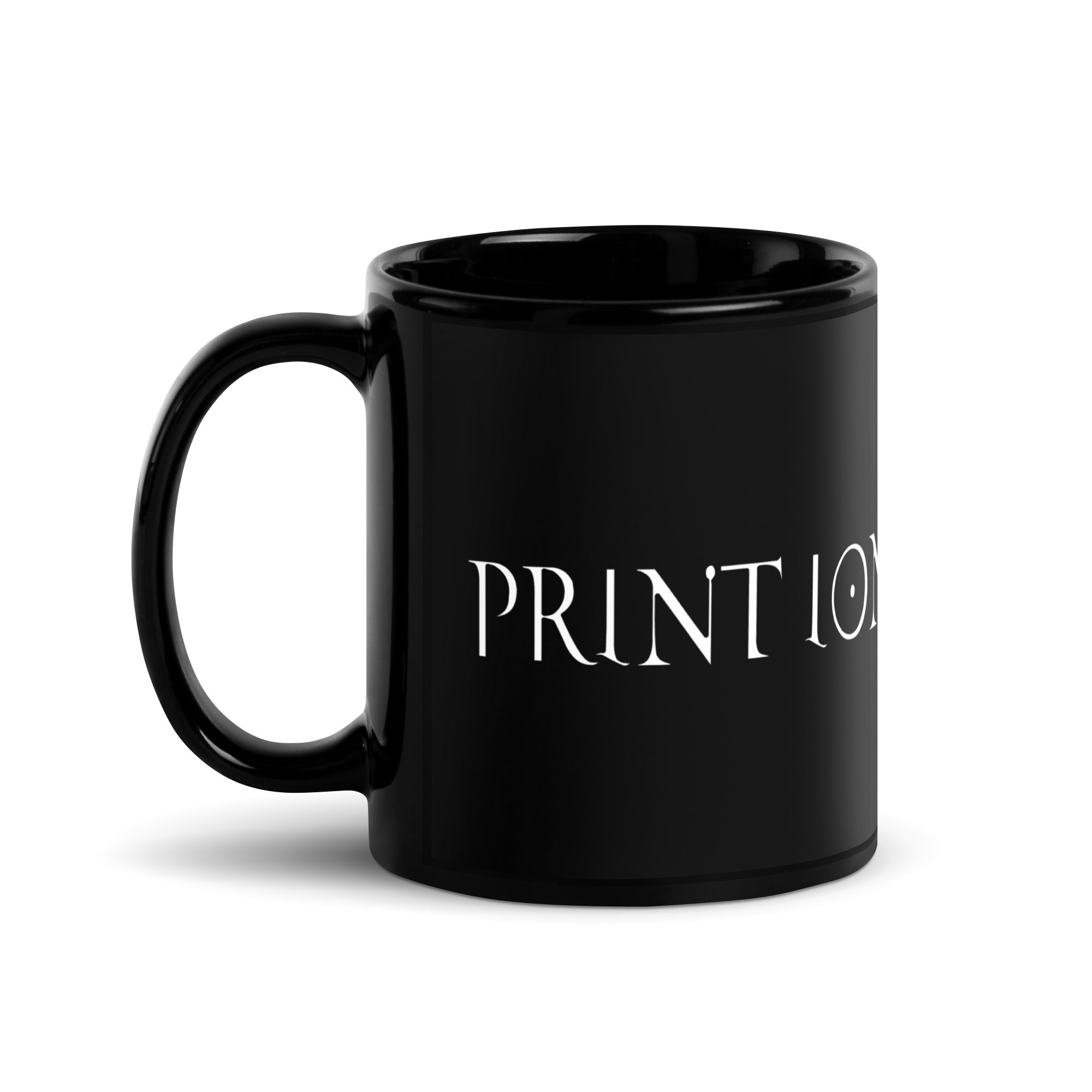 Printionix Exclusive Black Glossy Mug