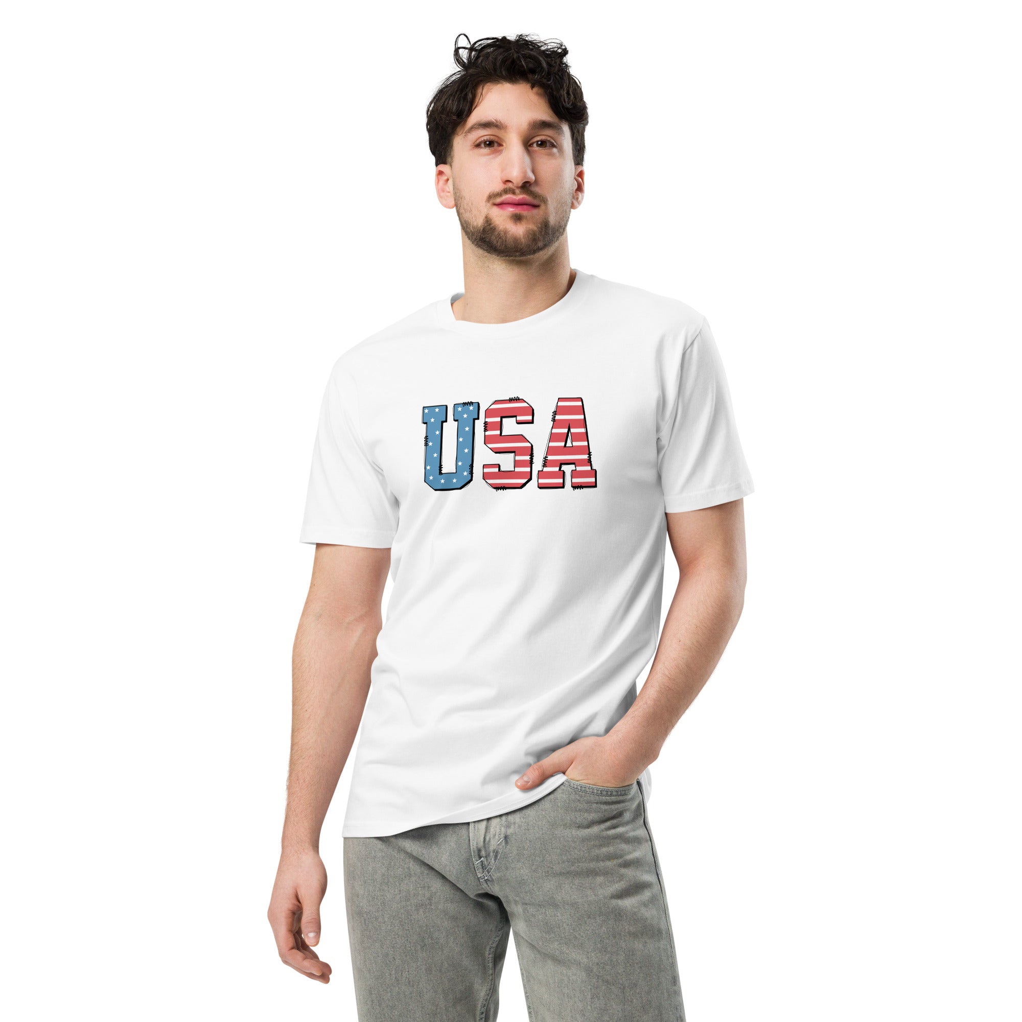 USA Patriotic Premium T-shirt