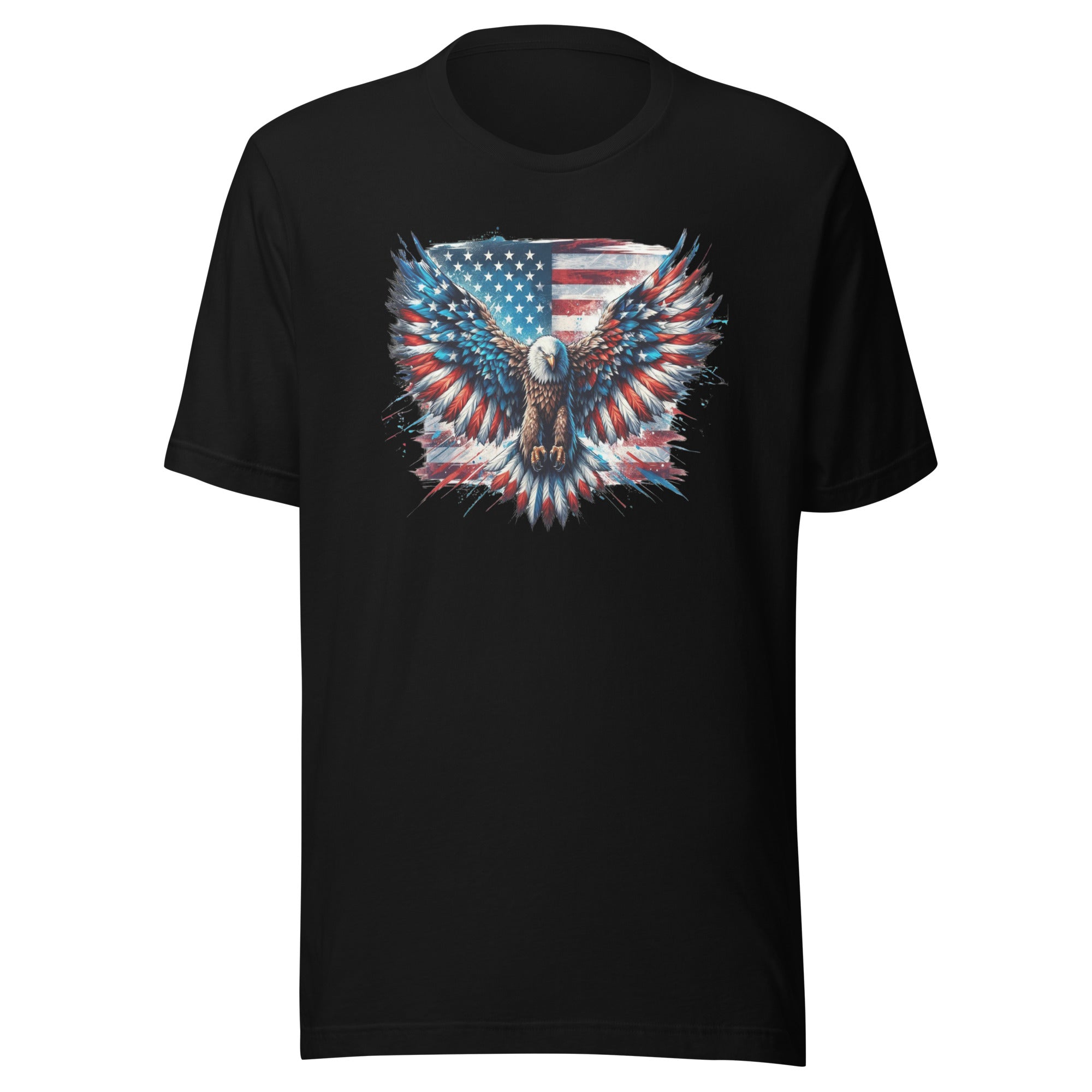 Men's USA Eagle American Flag T-shirt