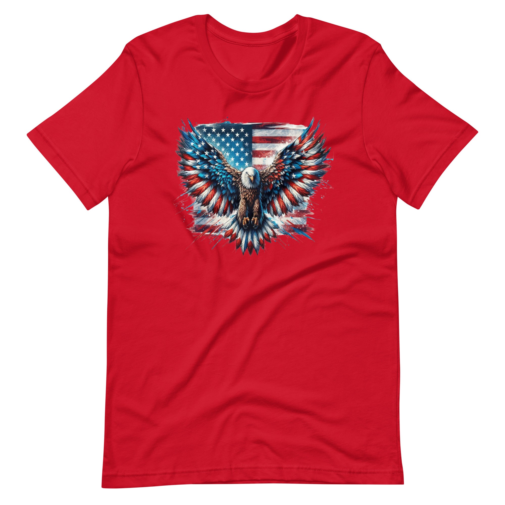 Women's USA Eagle American Flag T-shirt