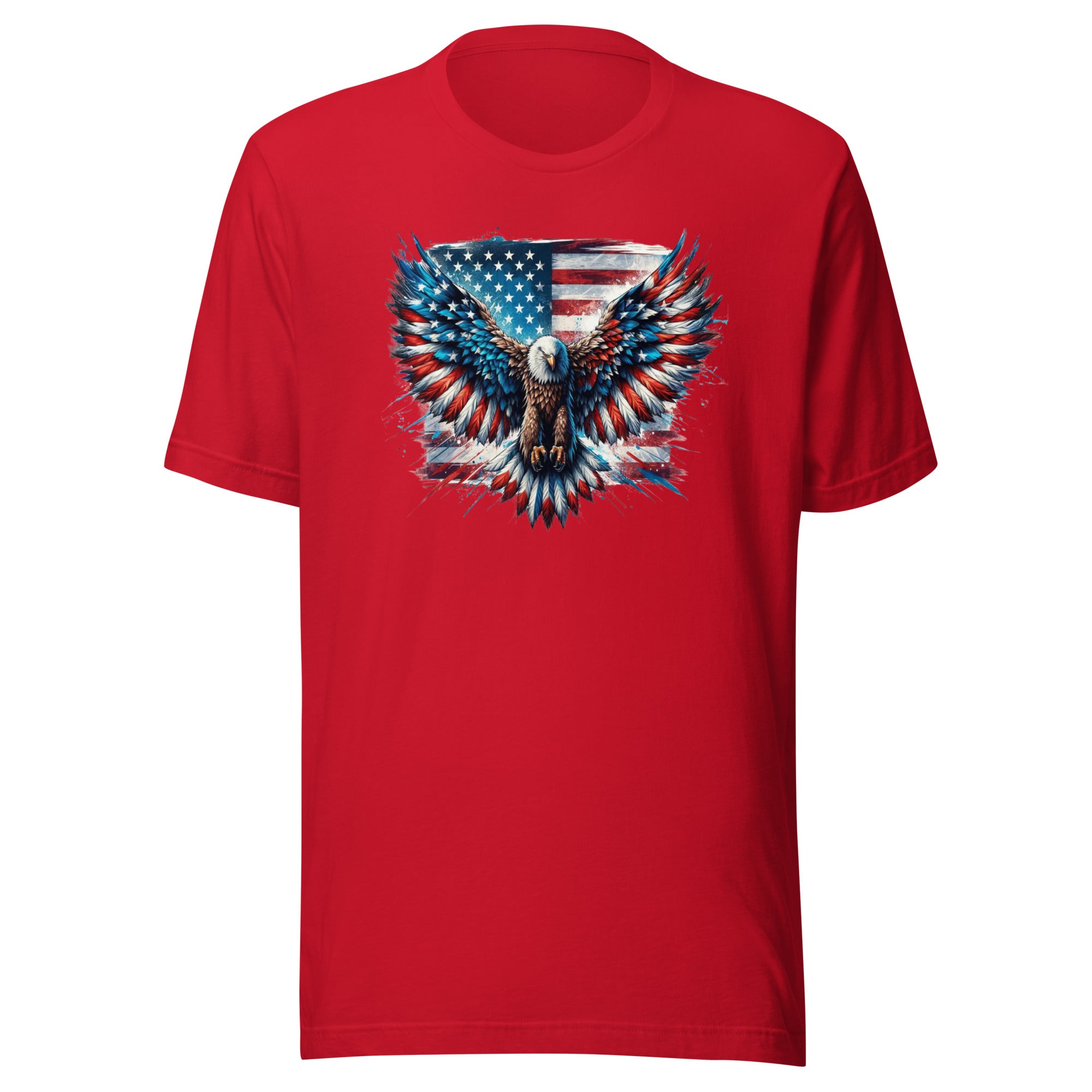 Men's USA Eagle American Flag T-shirt