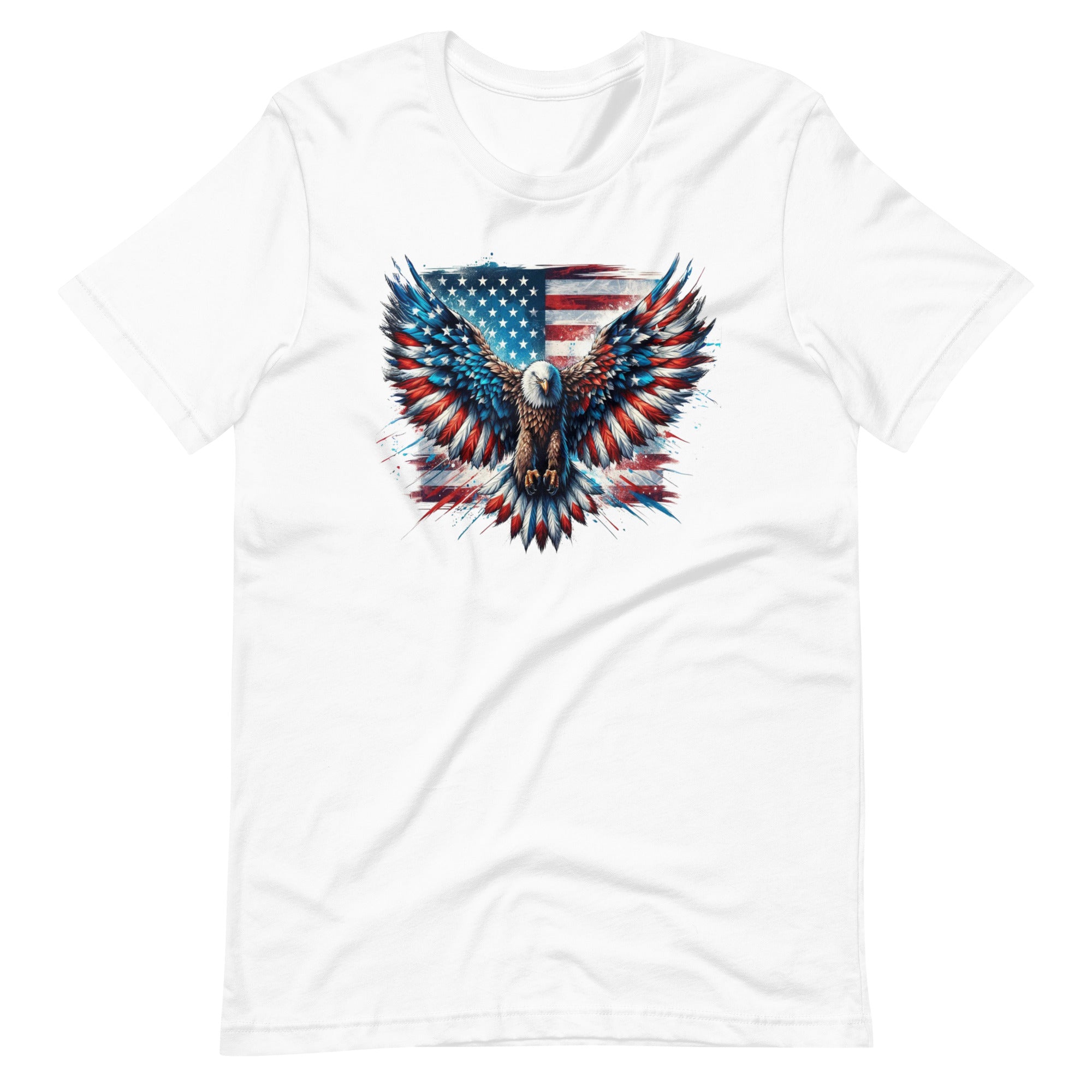 Women's USA Eagle American Flag T-shirt