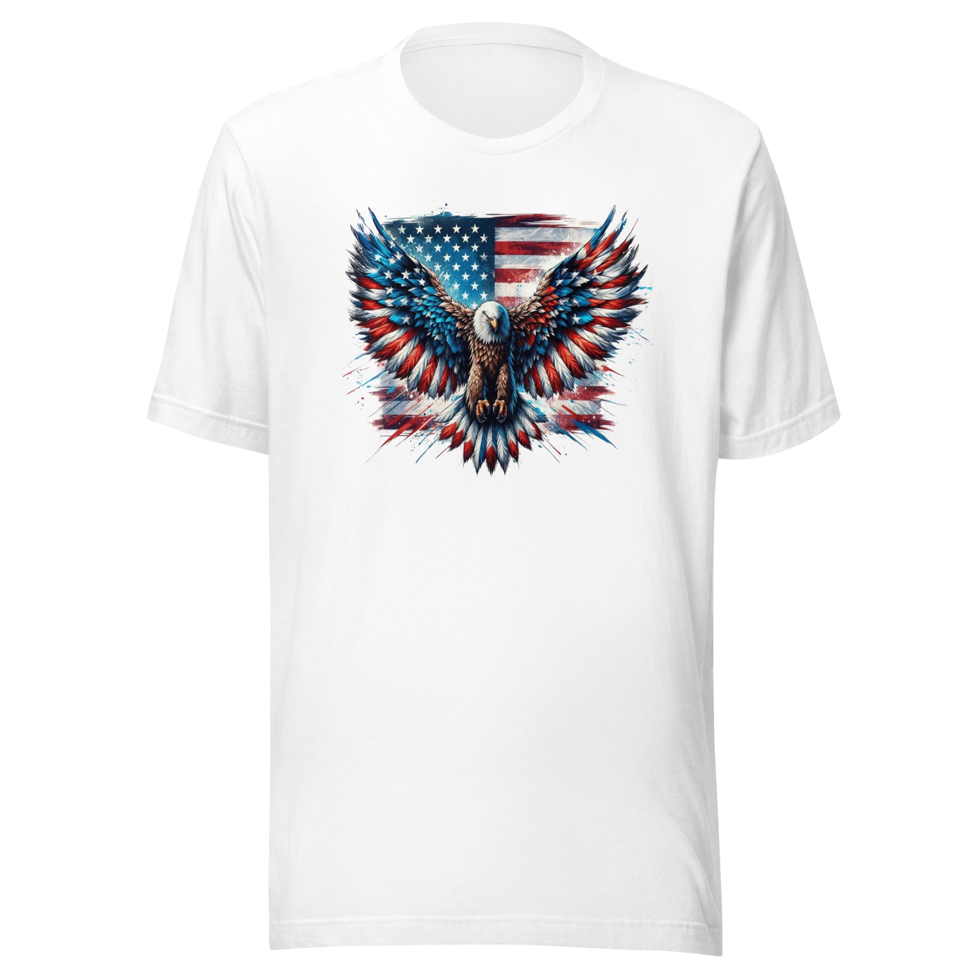 Men's USA Eagle American Flag T-shirt