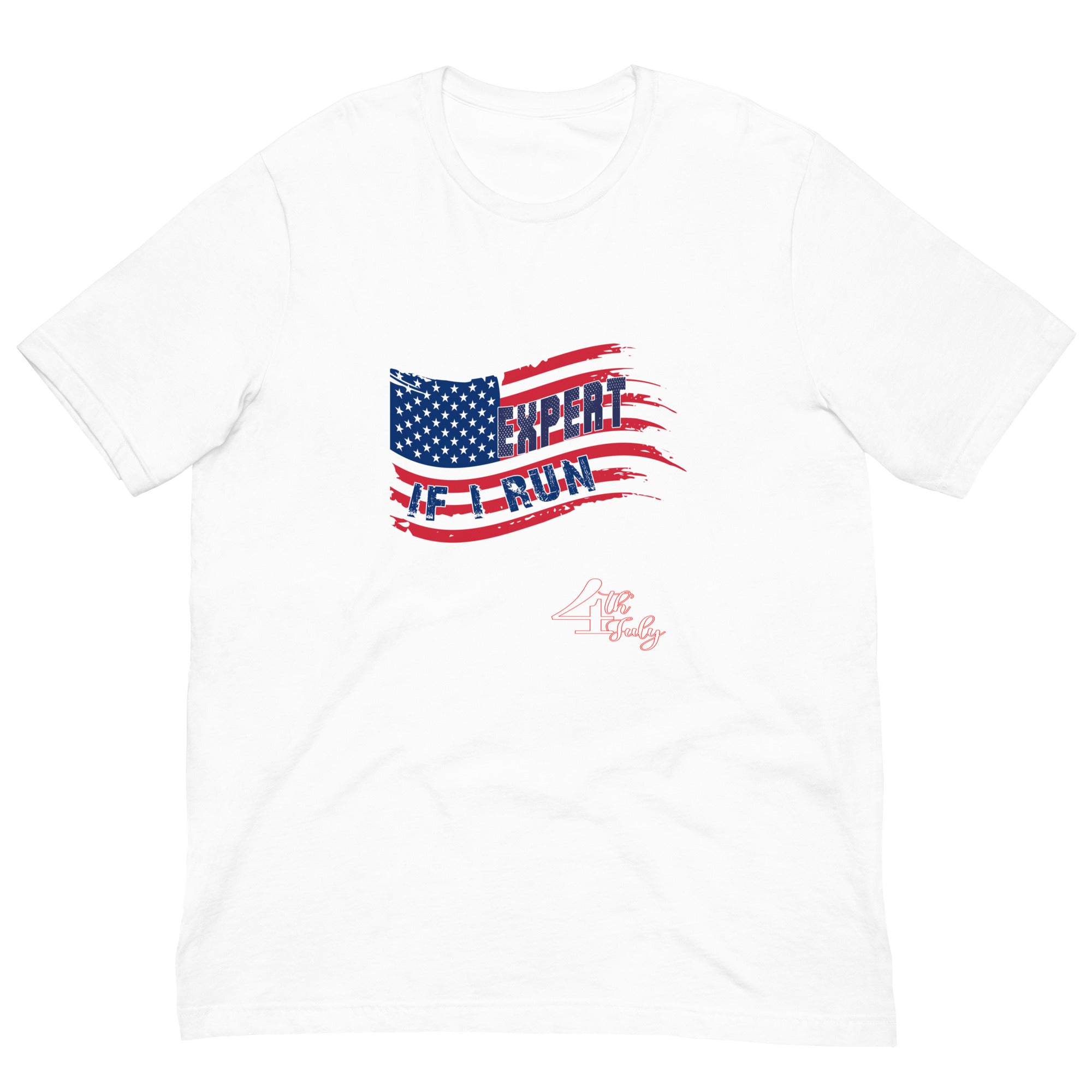 Men's Fireworks Expert American Flag T-shirt