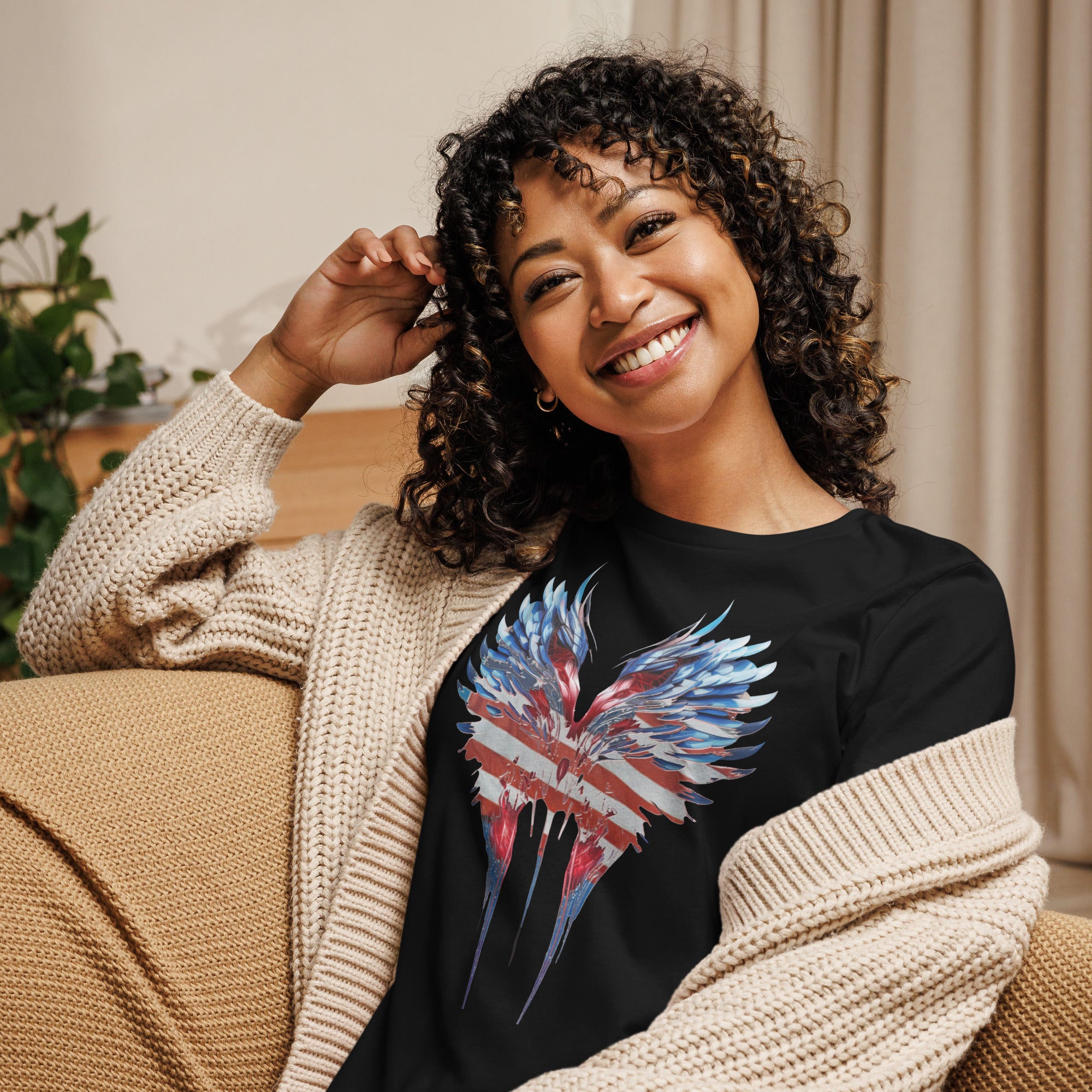 Angel Wings Women's Relaxed T-Shirt