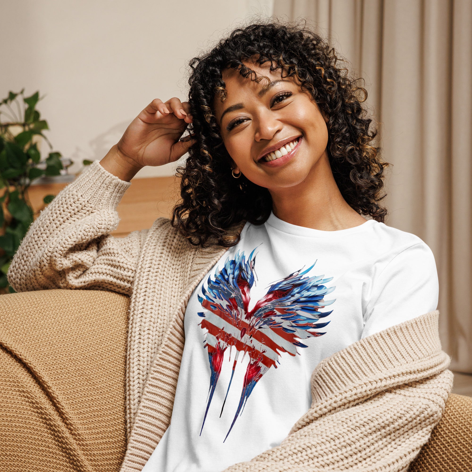 Angel Wings Women's Relaxed T-Shirt